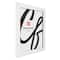 Craig Frames Contemporary White Satin Picture Frame with Mat